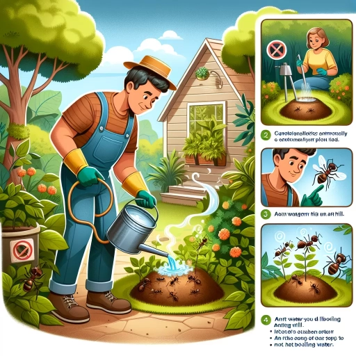 how to get rid of an ant hill