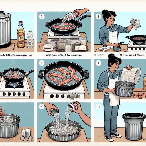 how to get rid of bacon grease