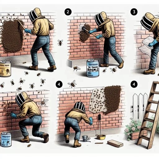 how to get rid of bees in brick wall
