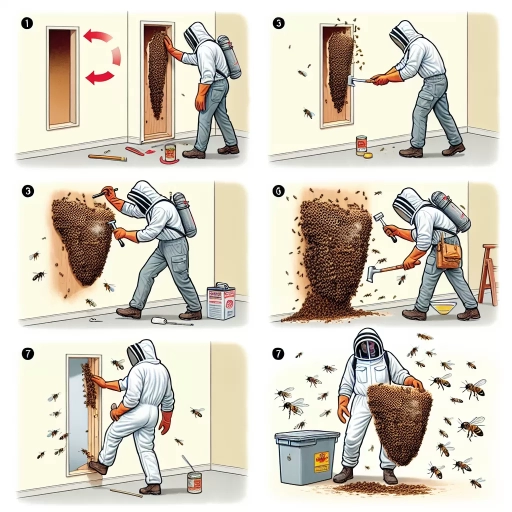 how to get rid of bees nest in wall cavity