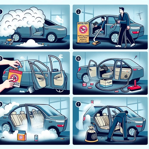 how to get rid of cigarette smell in a car