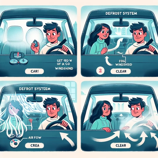 how to get rid of fog on windshield
