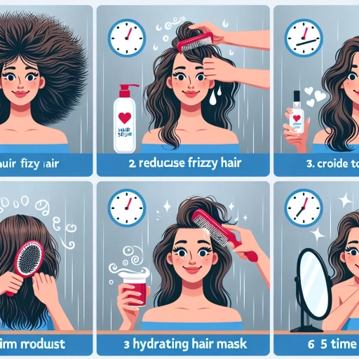 how to get rid of frizzy hair in 5 minutes