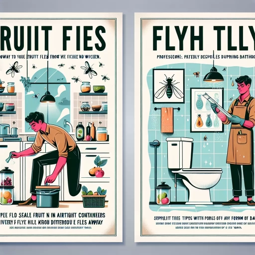 how to get rid of fruit flies in bathroom and kitchen