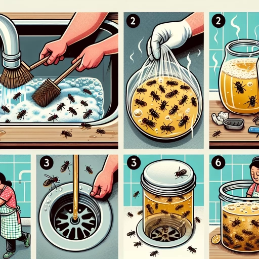 how to get rid of fruit flies in drain