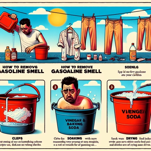 how to get rid of gasoline smell