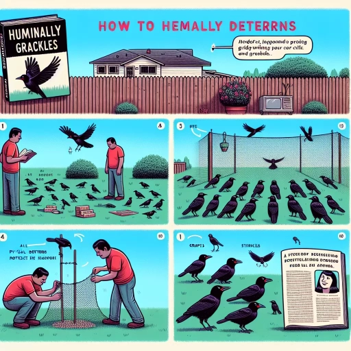 how to get rid of grackles