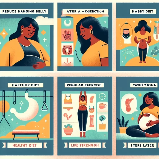 how to get rid of hanging belly after c-section years later
