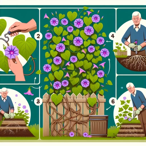 how to get rid of morning glory