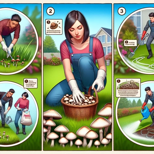how to get rid of mushrooms in the lawn