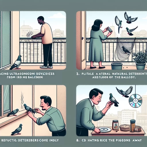 how to get rid of pigeons on balcony