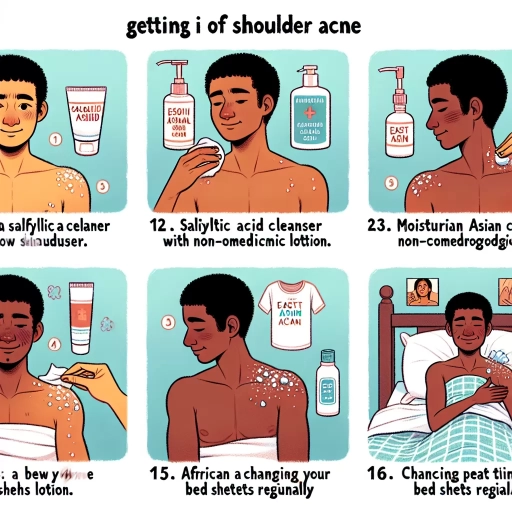 how to get rid of shoulder acne