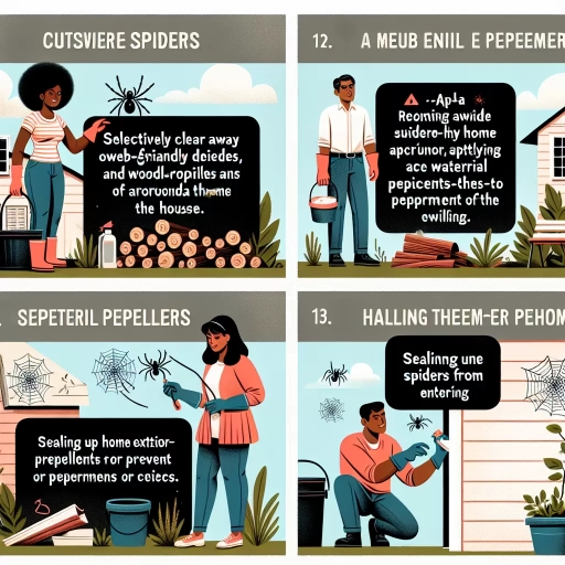 how to get rid of spiders outside