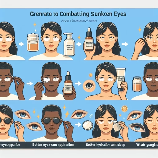 how to get rid of sunken eyes
