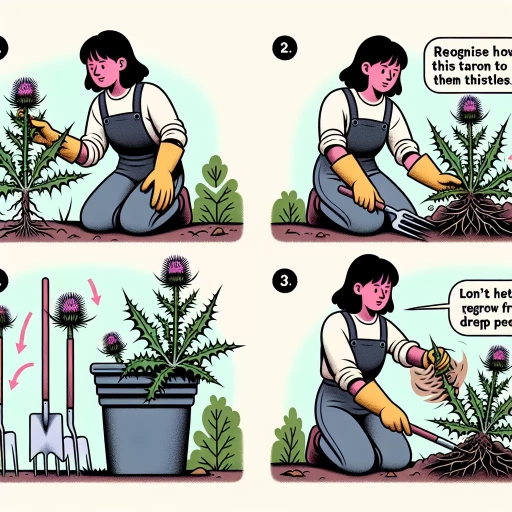 how to get rid of thistles