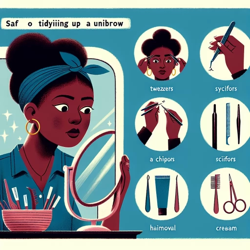how to get rid of unibrow