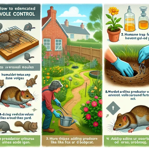how to get rid of voles in yard