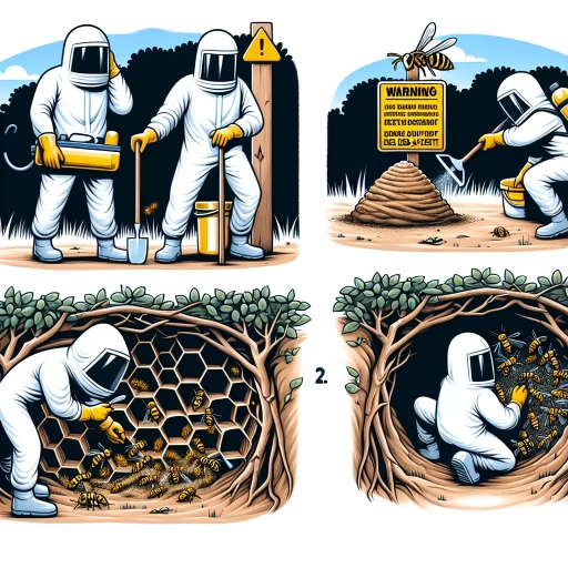 how to get rid of wasp nest in ground