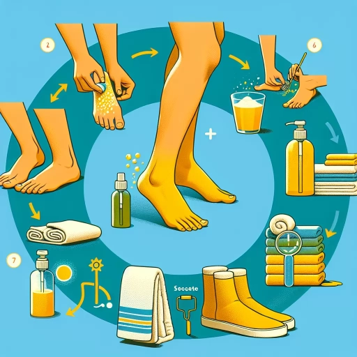 how to get rid of yellow feet