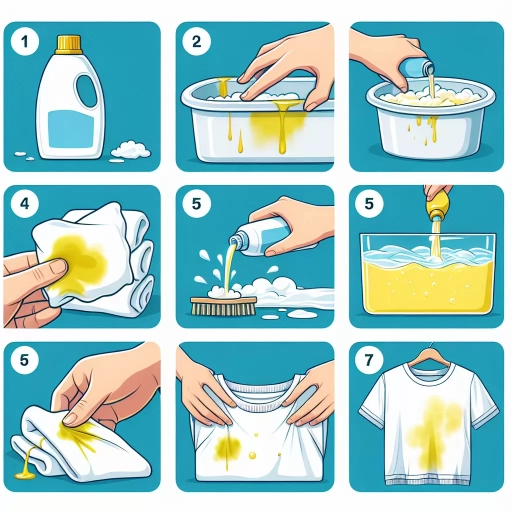 how to get rid of yellow stains on white clothes