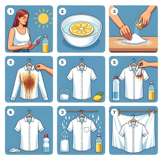 how to get rust out of clothing