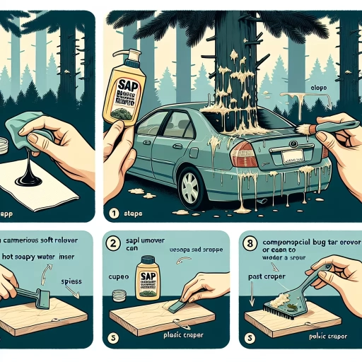 how to get sap off car