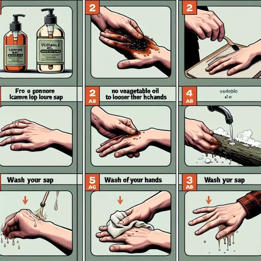 how to get sap off your hands