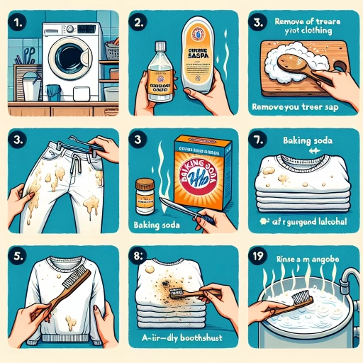 how to get sap out of clothes without rubbing alcohol