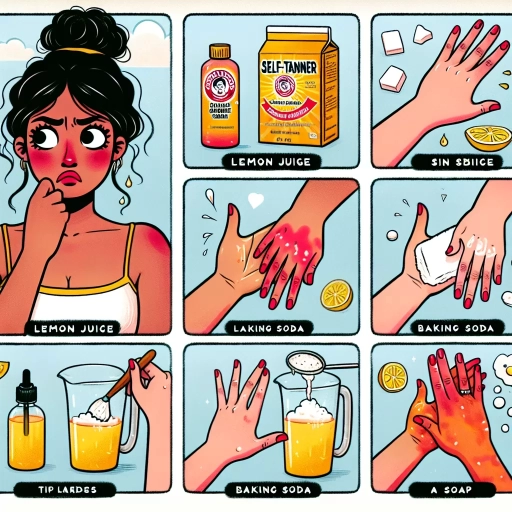 how to get self tanner off