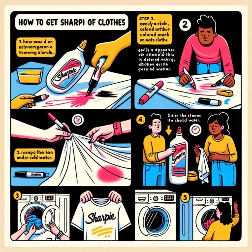 how to get sharpie out of clothes