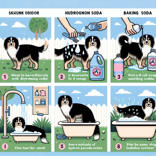 how to get skunk smell off a dog without hydrogen peroxide