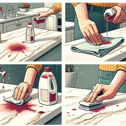 how to get stains out of quartz