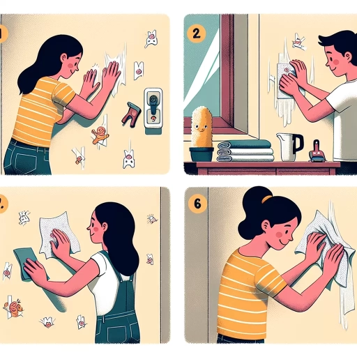 how to get sticky tack off walls