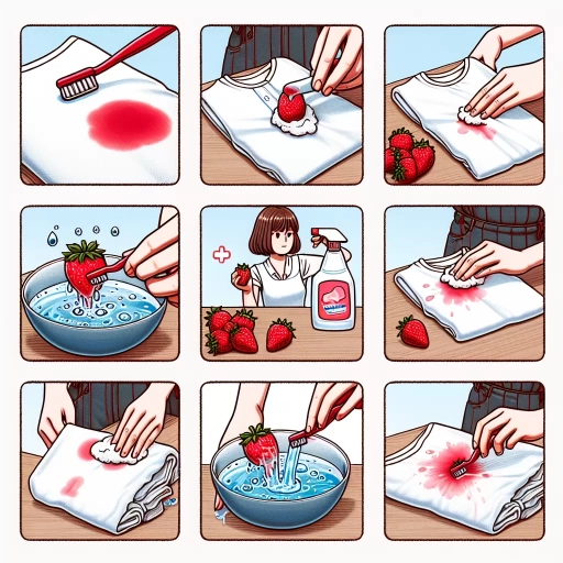 how to get strawberry stains out of clothes