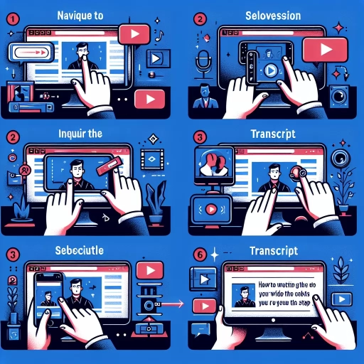 how to get the transcript of a youtube video