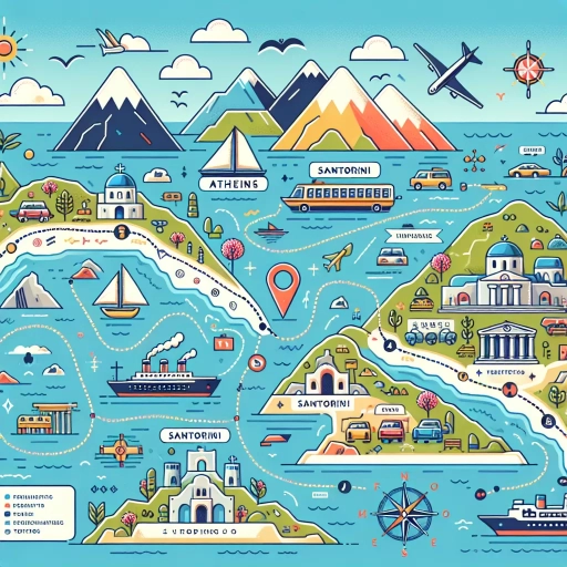 how to get to santorini from athens