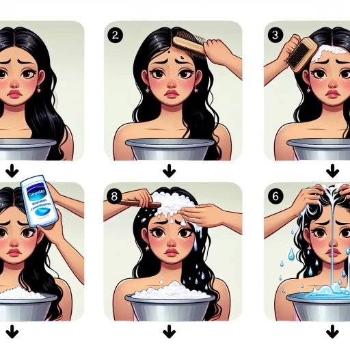 how to get vaseline out of hair