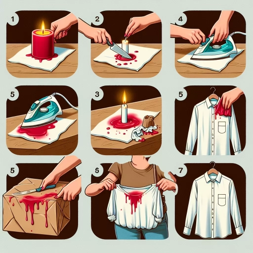 how to get wax off clothing