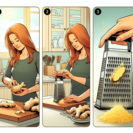 how to grate ginger