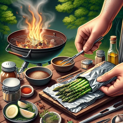 how to grill asparagus in foil