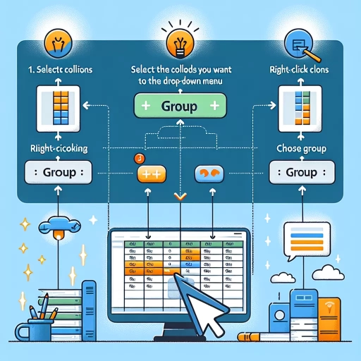 how to group columns in excel