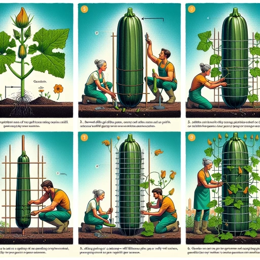 how to grow zucchini vertically