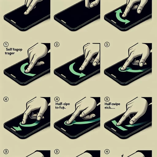 how to half swipe