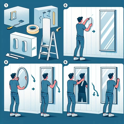 how to hang a mirror without hooks on the back
