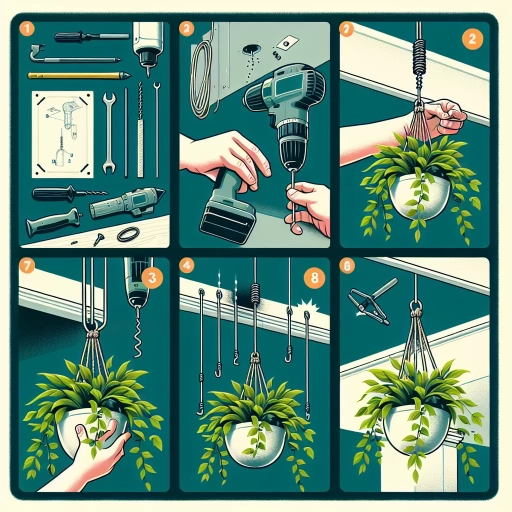 how to hang plants from ceiling