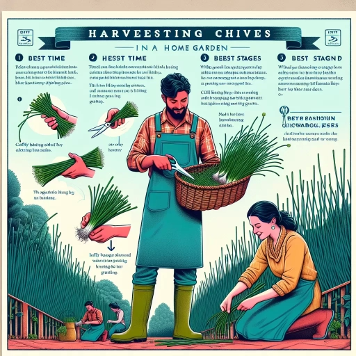 how to harvest chives