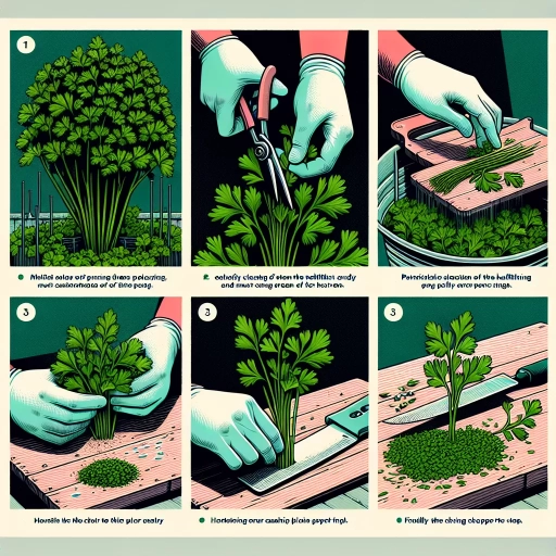 how to harvest parsley