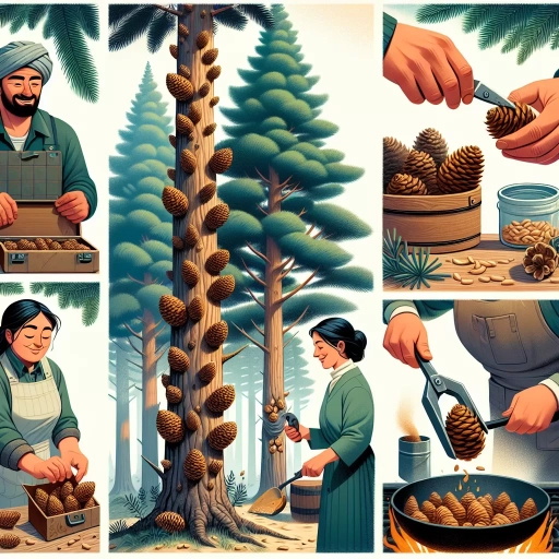 how to harvest pine nuts