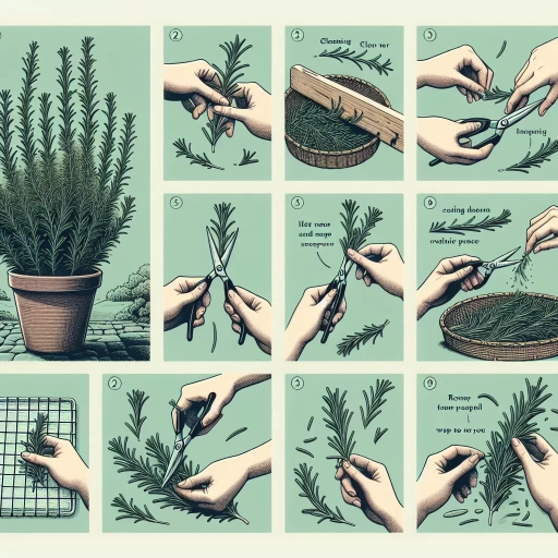 how to harvest rosemary