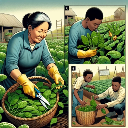 how to harvest spinach so it keeps growing
